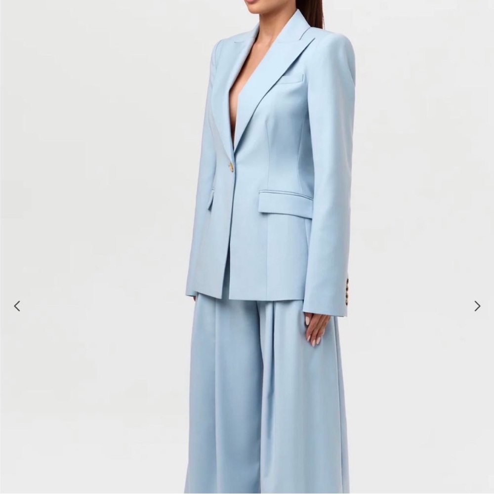 Naked Wardrobe 
Light Blue Blazer and Trouser Set